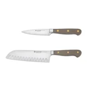 Set 2 nožev Santoku in noža za zelenjavo Wüsthof Classic Color, Velvet Oyster
