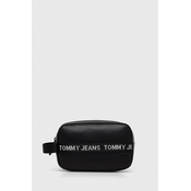 Kozmeticka torbica Tommy Jeans boja: crna