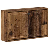 vidaXL Omara za čevlje, pritrjena na steno EDE 71 x 17 x 43 cm