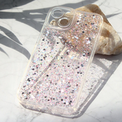 Torbica Glitter za iPhone 14 6.1 roze