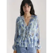 Hiccup Bluza opal/svetlo modra/oliva