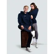 Unisex mikina z BIO bavlny, modrá Velikost: XS