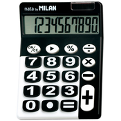 Kalkulator Milan - Nata, 10 znamenki, crni