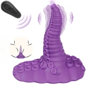 SuperLove Super Strong Monster Fantasy Tentacle Vibrator Purple