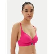 HUGO Nedrček brez kosti Triangle Padded Rib 50539983 Roza