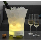 PartyBox Svetleča LED posoda za hlajenje pijače z zvočnikom