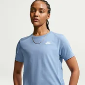 Nike W NSW CLUB SS TEE, ženska majica, plava DX7902