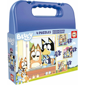 Educa Bluey 4v1 sestavljanka (12,16,20,25 kosov)