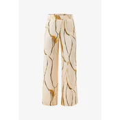 Mexx Ženske pantalone MF007008153W, Wide leg, Bež