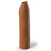 Fantasy X-tensions Tulec za penis Fantasy X-tensions - Pipedreams, svetlo rjav, neobrezan, 17,78 cm