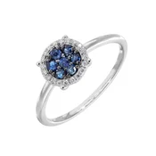 DIAMANT LETERNEL Prstan srebrna