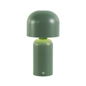 Searchlight LED-akumulatorska namizna svetilka Niko, olivno zelena Višina 26 cm, kovinski - Dnevna soba/jedilnica - Sodobni - Kovina