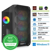 BOFX Namizni računalnik BOFX CENTAURI 3, R5 7600x, 32 GB, 1 TB, RTX5060 8GB W, (5000003810)