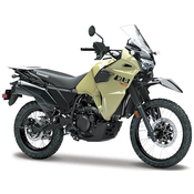Maisto - Motocykel, Kawasaki KLR 650, Khaki čierny, 1:18