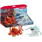Schleich Eldrador Creatures Borba Vatre i Leda Fire Kraken i Ice Bug 70826