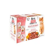 Brit Care Cat Fillets Gravy Flavour škatla 4x3psc (12x85g)