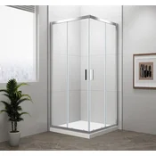 POLYSAN EASY Pravokotna Tuš Stena, 900x800mm, Kristalno Steklo