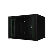 Lanview 19 7U stenski nosilec 600 x 450 x 423 mm - črn, RWM07U45BL