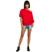BeWear Ženska bluza Pangi B079 rdeča L/XL