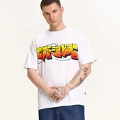 Cropp - Bela majica s printom - white