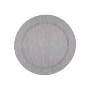 Novel RAVNO TKANA PREPROGA Relax 200/200 cm tkano srebrne barve