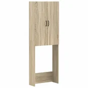 vidaXL Kabineta za stranišče HOORN Sonoma hrast 66 x 25,5 x 190 cm