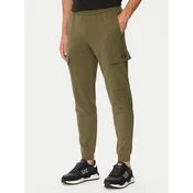 EA7 Emporio Armani Spodnji del trenirke 8NPP67 PJVRZ U7014 Zelena Regular Fit