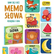 Baw się i ucz Memo Słowa Gra i książka