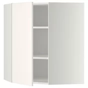 METOD Ugaoni zidni element s policama, bela/Veddinge bela, 68x80 cm
