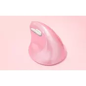 DELUX miš Wireless Vertical Mouse M618Mini DB BT+2.4G 2400DPI, pink