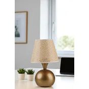 Opviq Stona lampa Oliver, Bež-zlatne boje