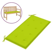 Jastuk za vrtnu klupu jarkozeleni 100x50x3 cm od tkanine Oxford