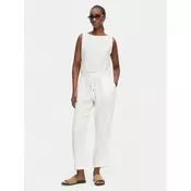 LAUREN RALPH LAUREN Komplet zgornjega dela in hlač Double Gauze 20617192 Bela Regular Fit
