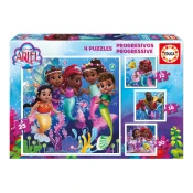 Puzzle Ariel Disney Progressive Educa progresivni 12-16-20-25 dijelova