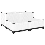 Vidaxl Visoka greda 80x80x38 cm polipropilen