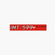 CAR 888 ACCESSORIES Nalepnica Imt 577 velika crvena