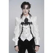 Moška srajca DEVIL FASHION - Baroque Baron - bela - SHT15302
