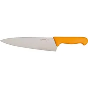 Kuhinjski nož, ergonomski rumen ročaj, zelo kakovosten izdelek, dolžina rezila 200 mm, Giesser Messer