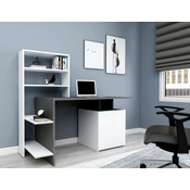 HANAH HOME Radni sto White Anthracite