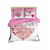 Lessentiel Maison Komplet posteljina 187, 200x220cm, Belo-roze
