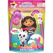 Gabbys Dollhouse Colour Bath Tabs barvne šumeče tablete za v kopel 3y+ 9x16 g