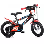 DINO Bikes - Dječji bicikl 12 412US - crno-crveni 2017
