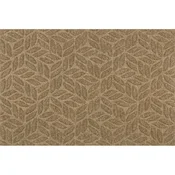 wash+dry PREDPRAŽNIK Dune Leaves Taupe 60/90 cm reliefno umazano rjava