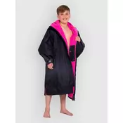 Dryrobe Advance Long Sleeve Kids 5-9 Surf Poncho black pink