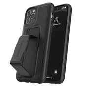 Diesel DIESEL GRIP OVITEK USNJENI POGLED ZA IPHONE 12/12 PRO ČRN OVITEK, (21971182)