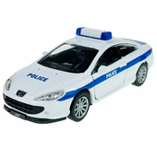 Welly CityDuty: Peugeot Coupé 407 policijski autic, 1:34
