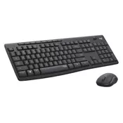 LOGITECH Bežična tastatura i miš MK295 Silent Wireless (Crna) 920-009800