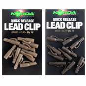 Korda Quick Release Lead Clip Gravel-Weed