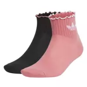 adidas RUFFLE SOCK 2PP, ženske čarape, crna GN3045