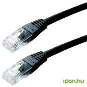 VALUE Value 21.99.1055 RJ45 omrežni kabel\, Patch kabel CAT 6 U/UTP 3.00 m črna  1 kos, (20420258)